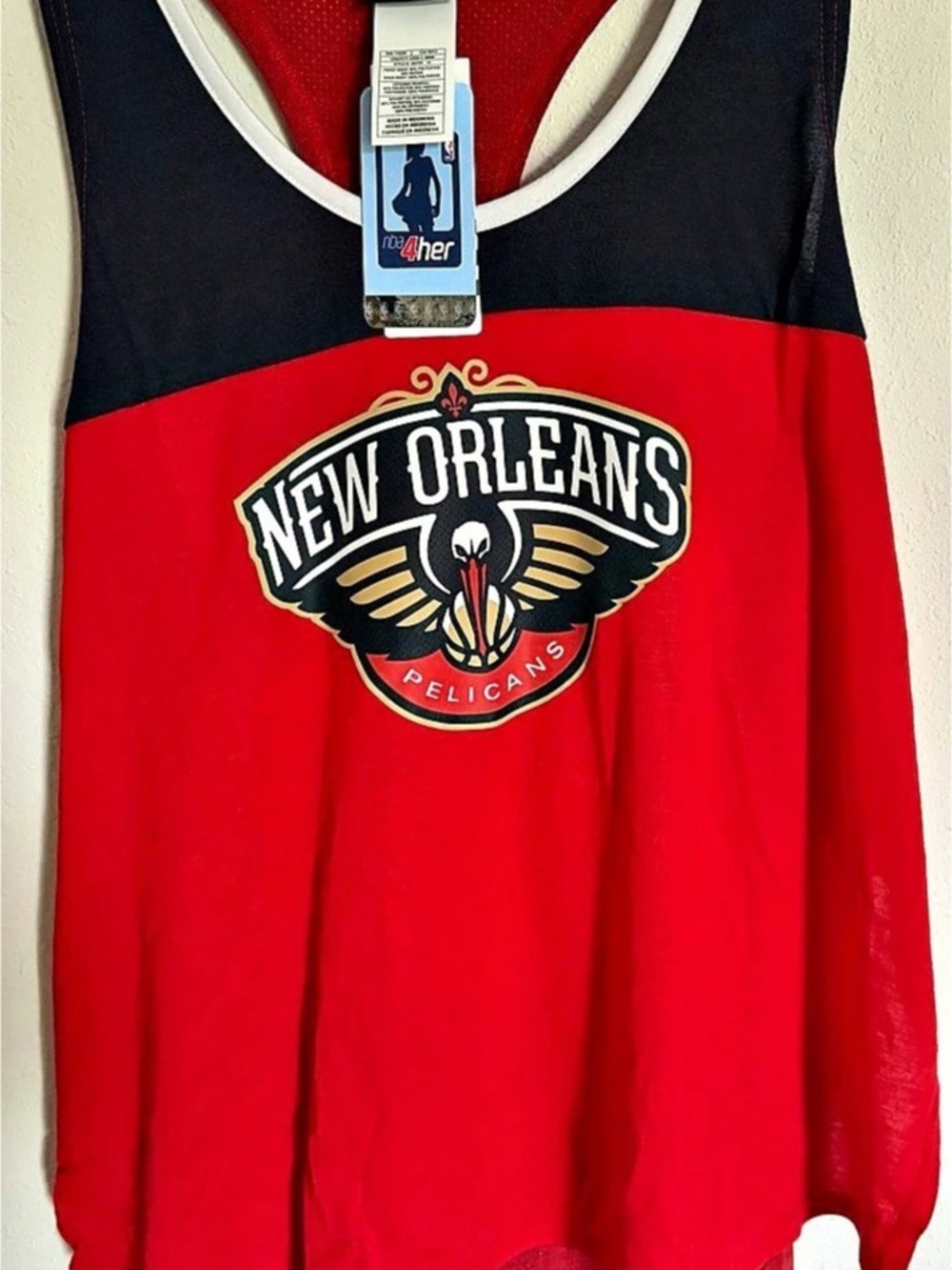 adidas New Orleans Pelicans NBA Jersey Red Black XXL NWT